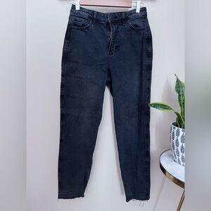 Hollister mom jeans black